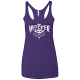 T-Shirts Purple Rush / X-Small Magic Wolf Women's Triblend Racerback Tank