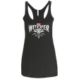 T-Shirts Vintage Black / X-Small Magic Wolf Women's Triblend Racerback Tank