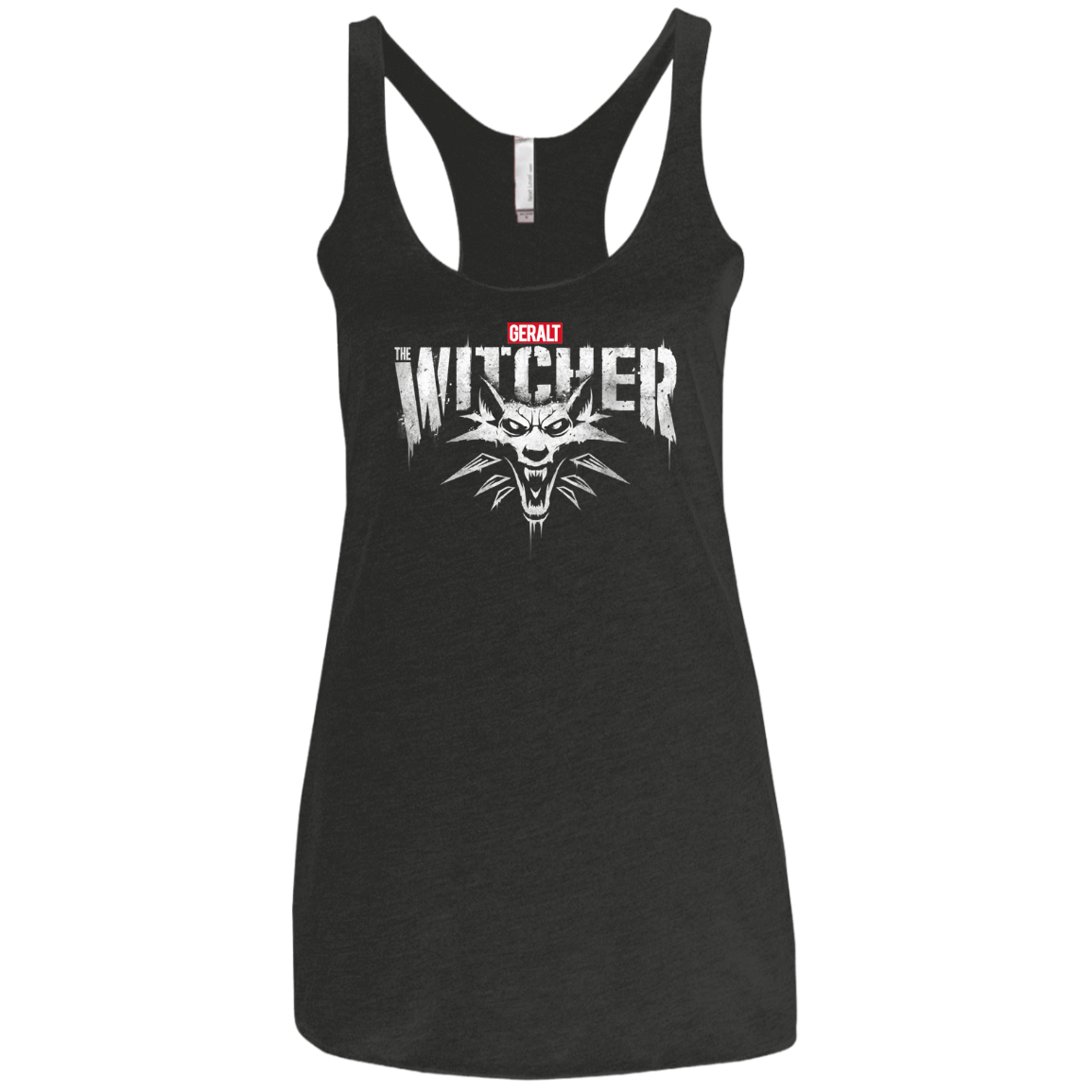 T-Shirts Vintage Black / X-Small Magic Wolf Women's Triblend Racerback Tank