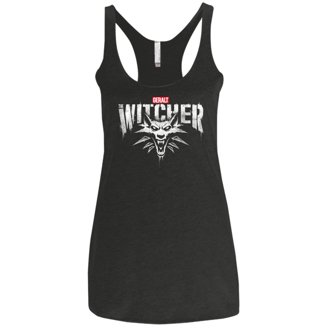 T-Shirts Vintage Black / X-Small Magic Wolf Women's Triblend Racerback Tank