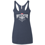 T-Shirts Vintage Navy / X-Small Magic Wolf Women's Triblend Racerback Tank