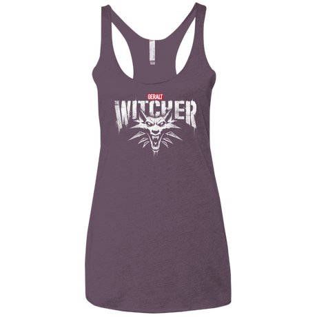 T-Shirts Vintage Purple / X-Small Magic Wolf Women's Triblend Racerback Tank