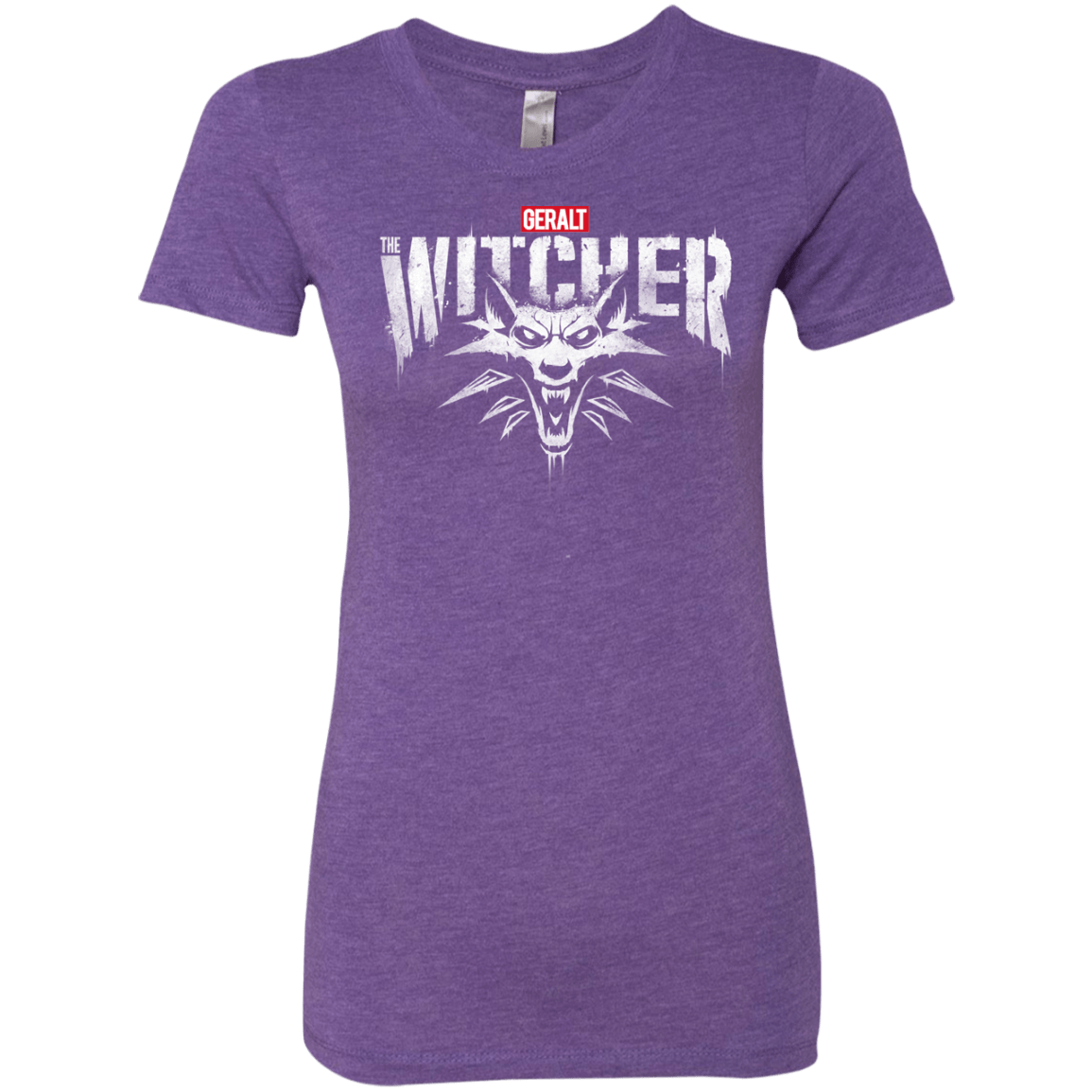 T-Shirts Purple Rush / S Magic Wolf Women's Triblend T-Shirt