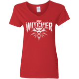 T-Shirts Red / S Magic Wolf Women's V-Neck T-Shirt