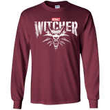T-Shirts Maroon / YS Magic Wolf Youth Long Sleeve T-Shirt
