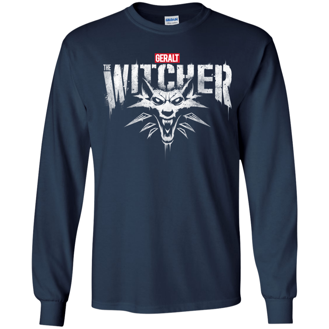 T-Shirts Navy / YS Magic Wolf Youth Long Sleeve T-Shirt