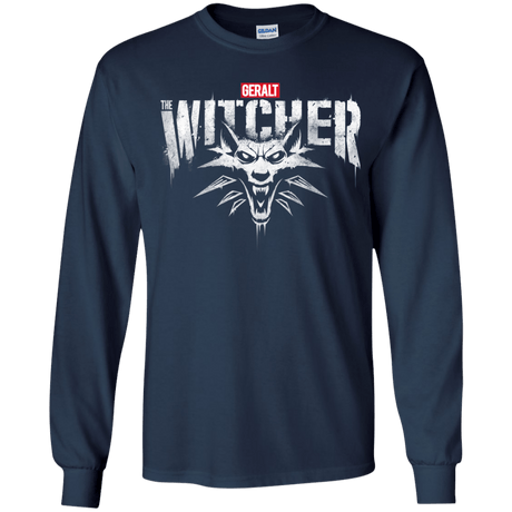 T-Shirts Navy / YS Magic Wolf Youth Long Sleeve T-Shirt