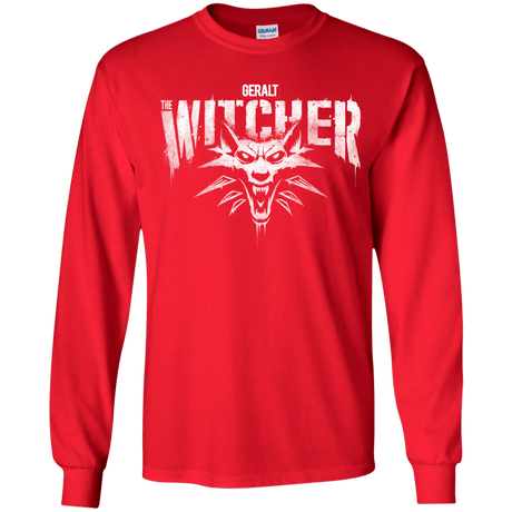 T-Shirts Red / YS Magic Wolf Youth Long Sleeve T-Shirt