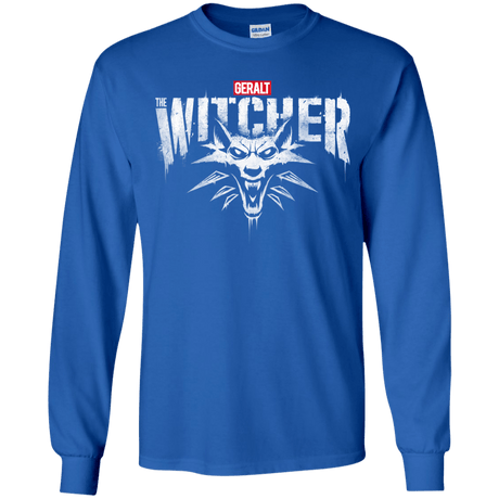 T-Shirts Royal / YS Magic Wolf Youth Long Sleeve T-Shirt