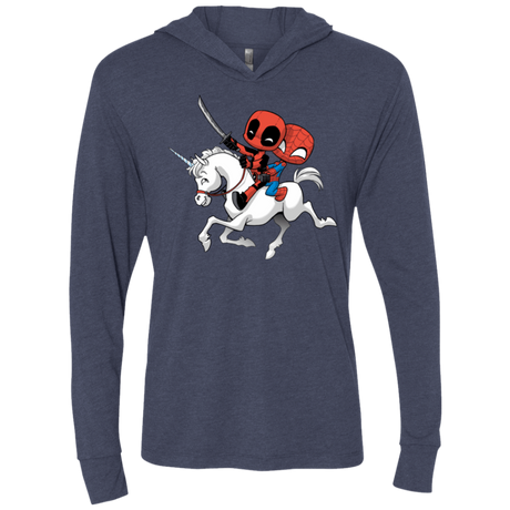 T-Shirts Vintage Navy / X-Small Magical Friends Triblend Long Sleeve Hoodie Tee