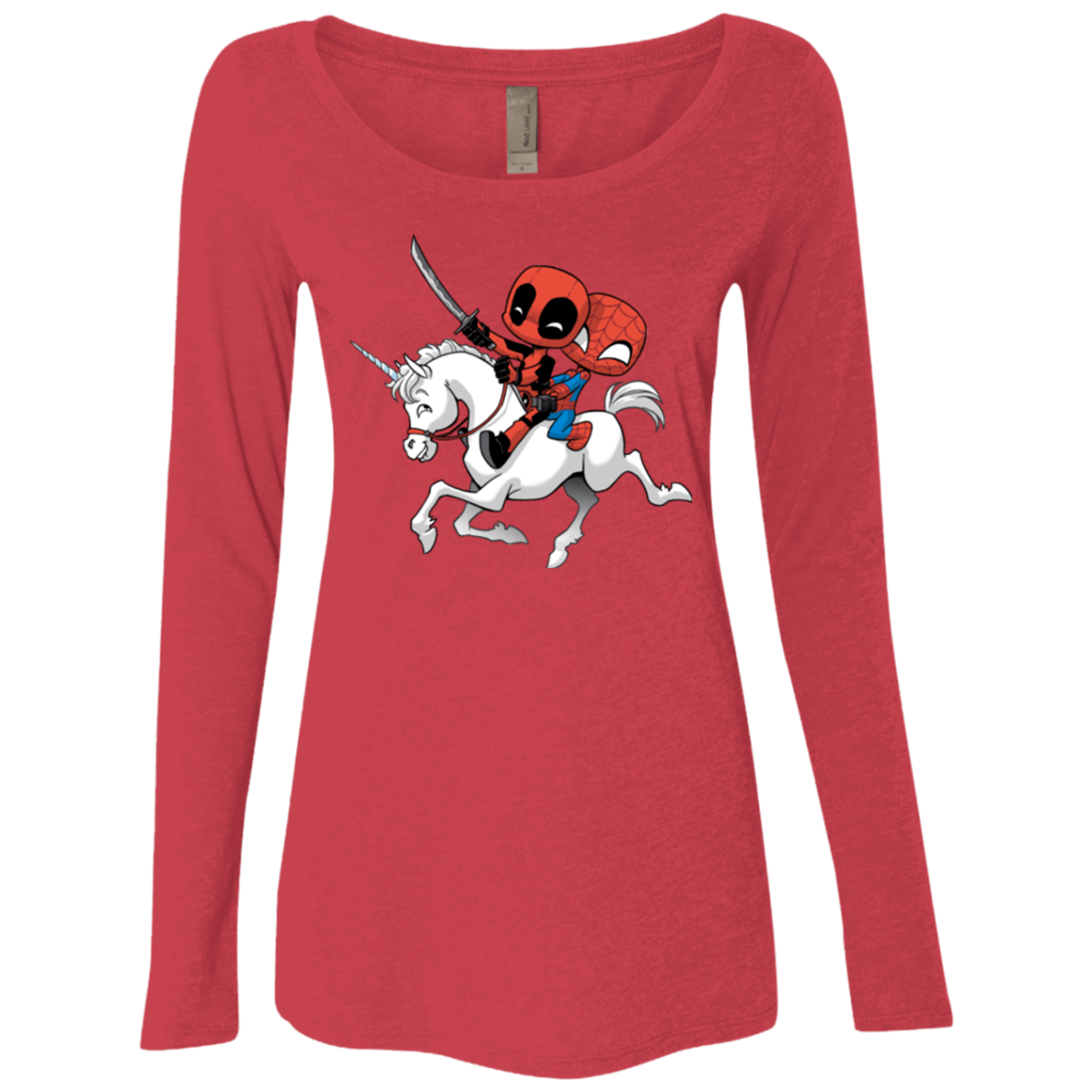 T-Shirts Vintage Red / Small Magical Friends Women's Triblend Long Sleeve Shirt