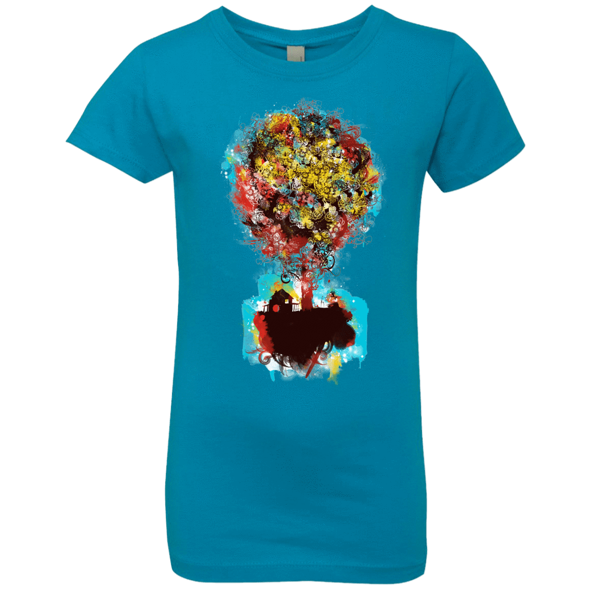 T-Shirts Turquoise / YXS Magical Tree Girls Premium T-Shirt