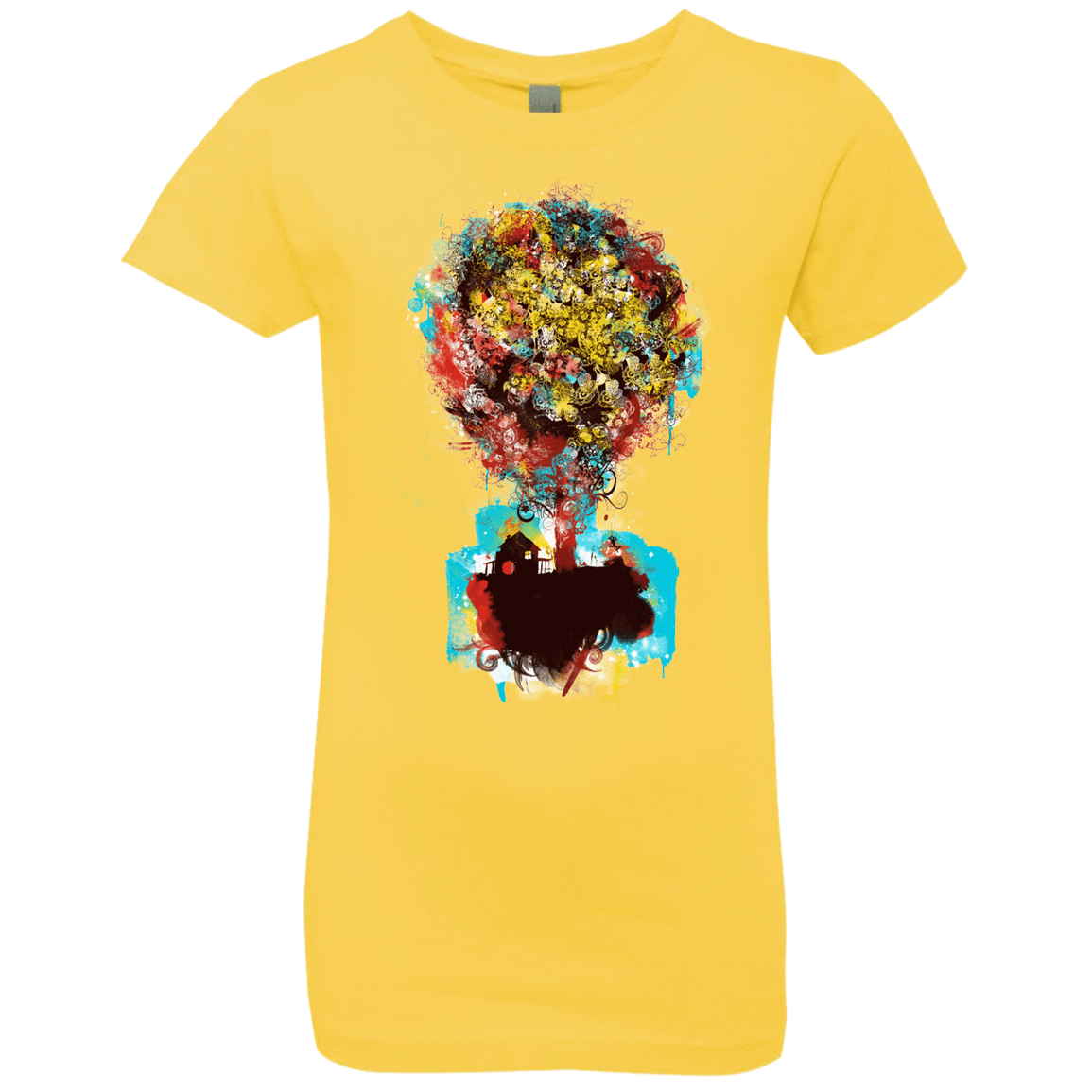 T-Shirts Vibrant Yellow / YXS Magical Tree Girls Premium T-Shirt