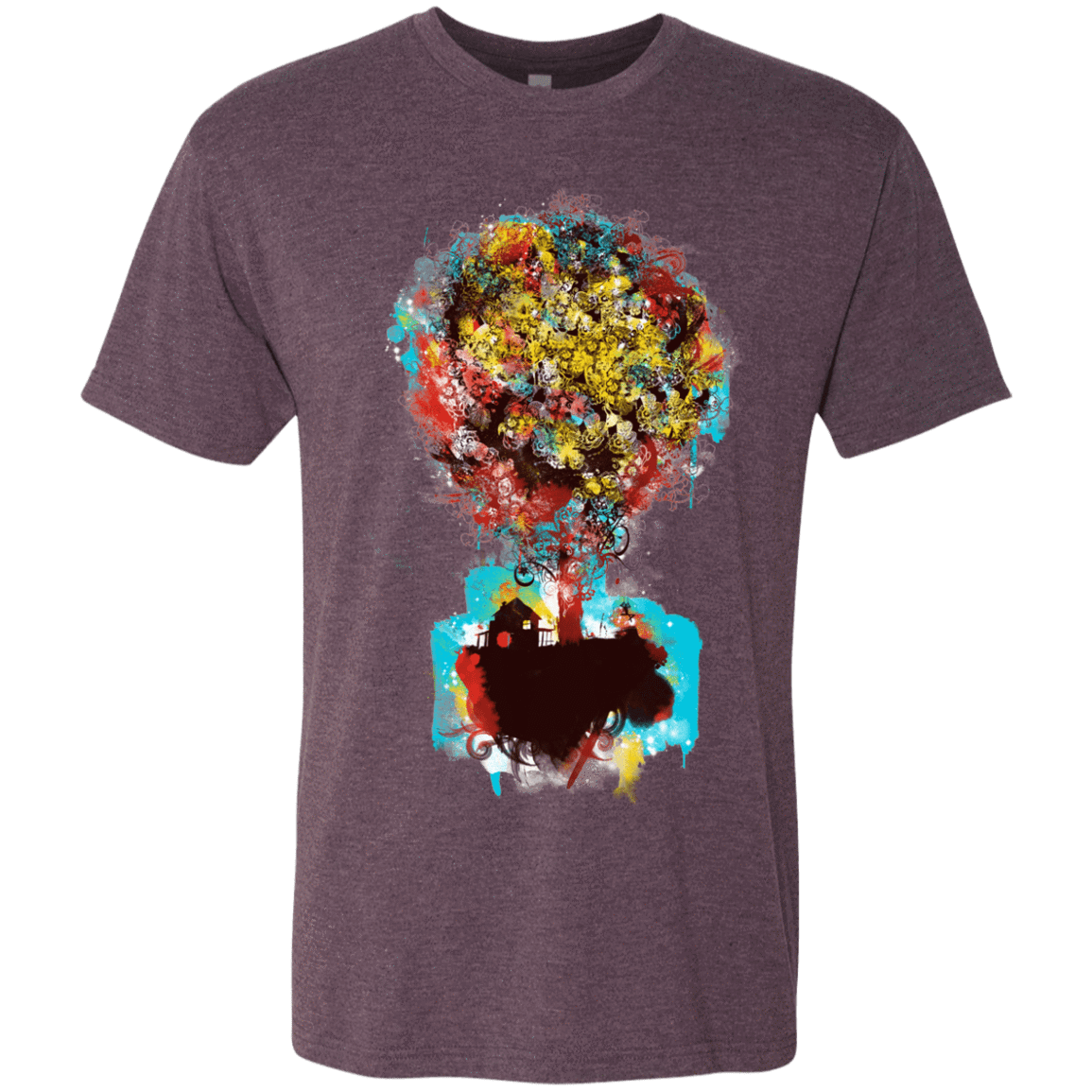 T-Shirts Vintage Purple / S Magical Tree Men's Triblend T-Shirt