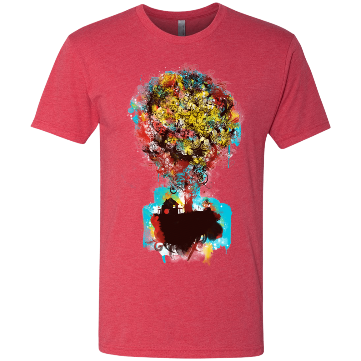 T-Shirts Vintage Red / S Magical Tree Men's Triblend T-Shirt