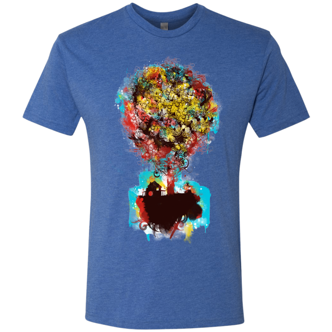 T-Shirts Vintage Royal / S Magical Tree Men's Triblend T-Shirt