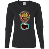 T-Shirts Black / S Magical Tree Women's Long Sleeve T-Shirt