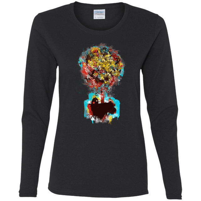 T-Shirts Black / S Magical Tree Women's Long Sleeve T-Shirt