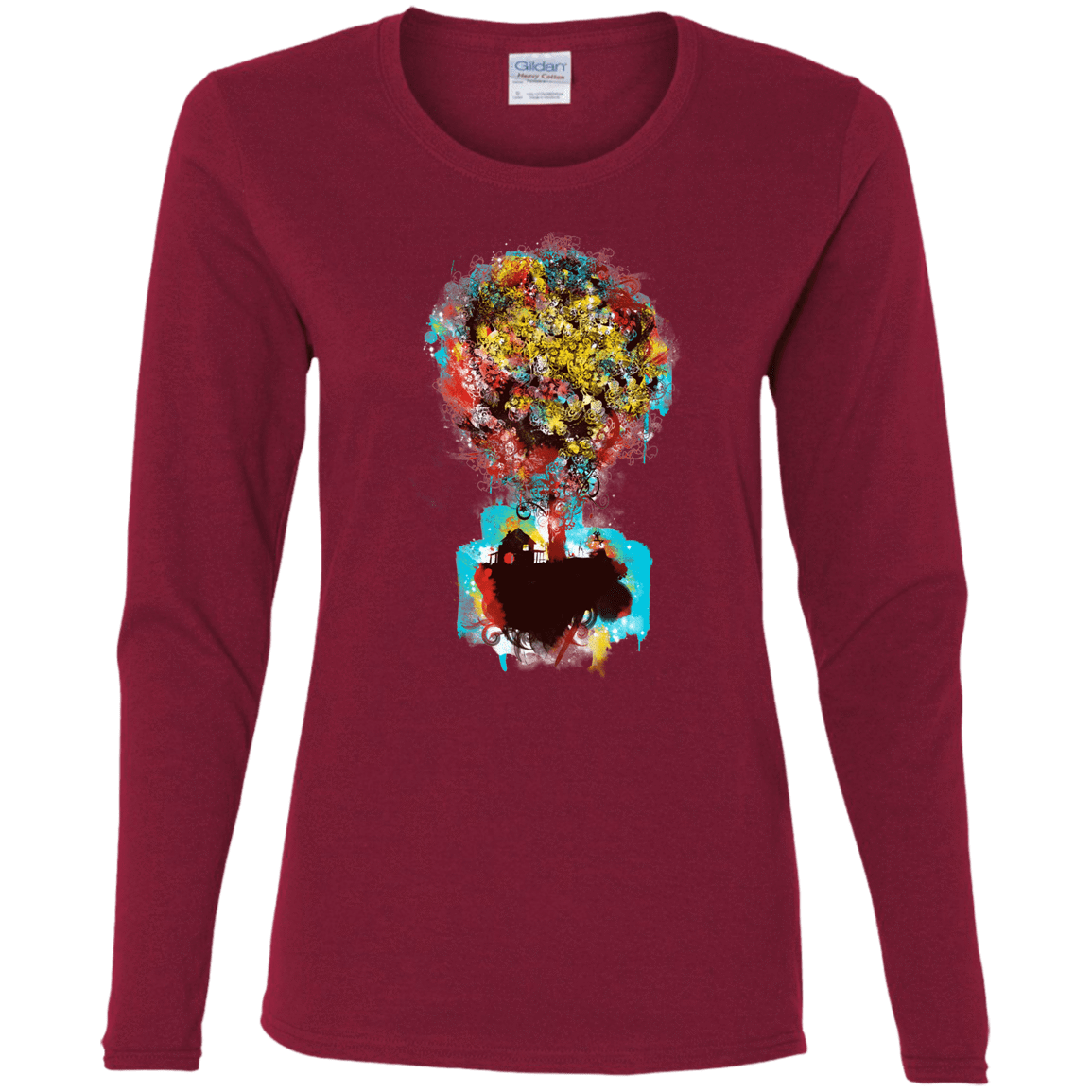 T-Shirts Cardinal / S Magical Tree Women's Long Sleeve T-Shirt