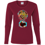 T-Shirts Cardinal / S Magical Tree Women's Long Sleeve T-Shirt