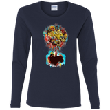 T-Shirts Navy / S Magical Tree Women's Long Sleeve T-Shirt