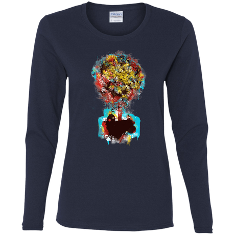 T-Shirts Navy / S Magical Tree Women's Long Sleeve T-Shirt