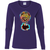 T-Shirts Purple / S Magical Tree Women's Long Sleeve T-Shirt