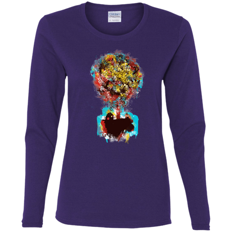 T-Shirts Purple / S Magical Tree Women's Long Sleeve T-Shirt