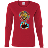 T-Shirts Red / S Magical Tree Women's Long Sleeve T-Shirt