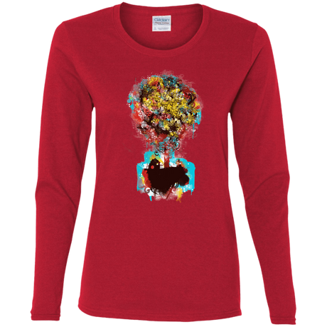 T-Shirts Red / S Magical Tree Women's Long Sleeve T-Shirt
