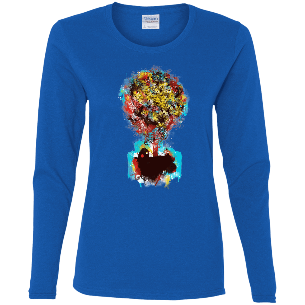 T-Shirts Royal / S Magical Tree Women's Long Sleeve T-Shirt