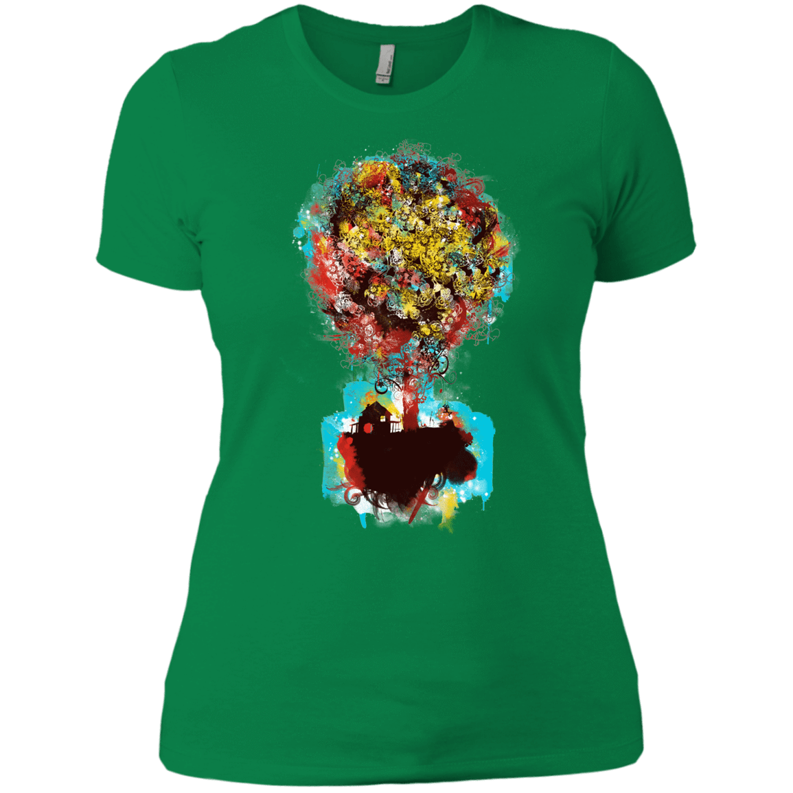 T-Shirts Kelly Green / X-Small Magical Tree Women's Premium T-Shirt