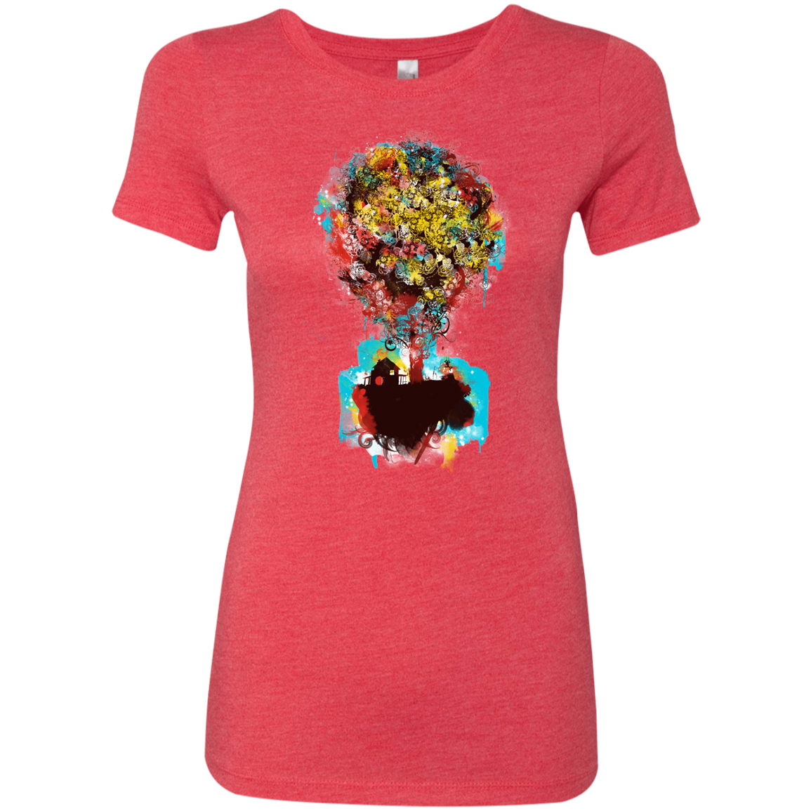 T-Shirts Vintage Red / S Magical Tree Women's Triblend T-Shirt