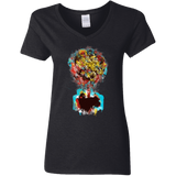 T-Shirts Black / S Magical Tree Women's V-Neck T-Shirt