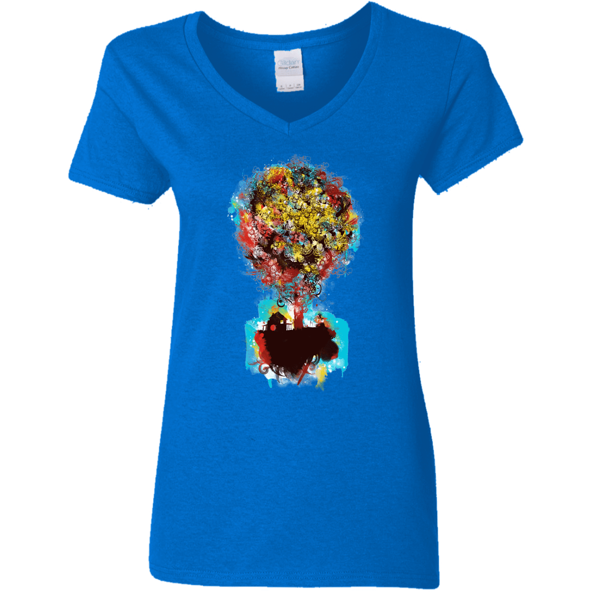 T-Shirts Royal / S Magical Tree Women's V-Neck T-Shirt