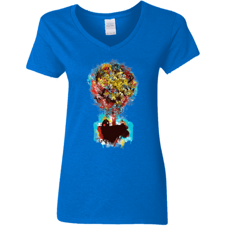 T-Shirts Royal / S Magical Tree Women's V-Neck T-Shirt