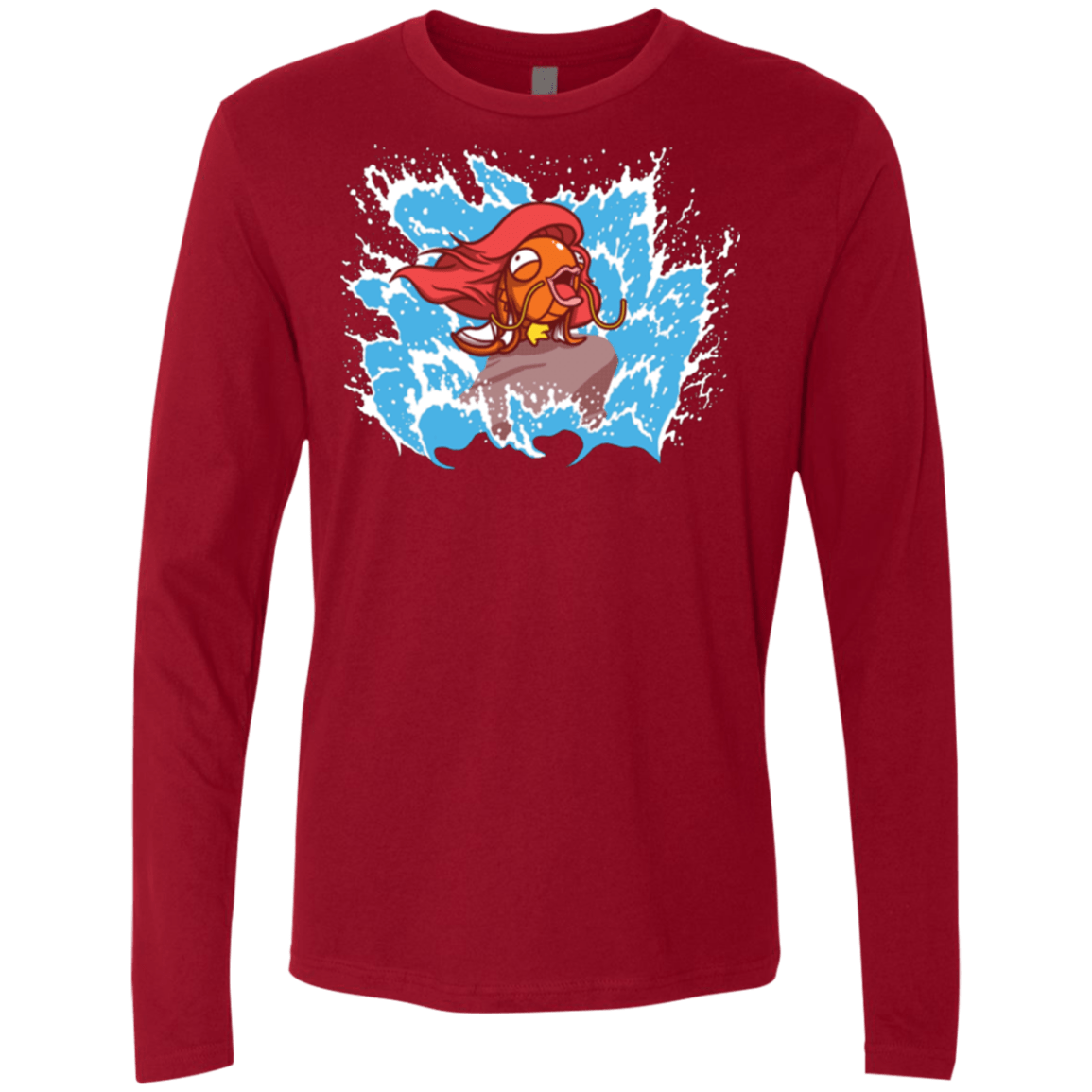 T-Shirts Cardinal / Small Magikarp Men's Premium Long Sleeve