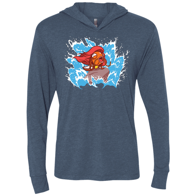 T-Shirts Indigo / X-Small Magikarp Triblend Long Sleeve Hoodie Tee