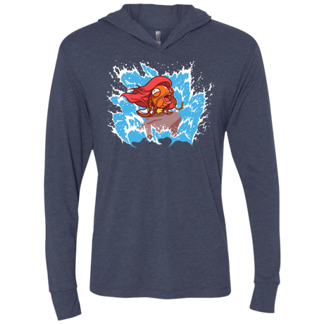 T-Shirts Vintage Navy / X-Small Magikarp Triblend Long Sleeve Hoodie Tee
