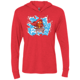 T-Shirts Vintage Red / X-Small Magikarp Triblend Long Sleeve Hoodie Tee