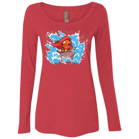 T-Shirts Vintage Red / Small Magikarp Women's Triblend Long Sleeve Shirt