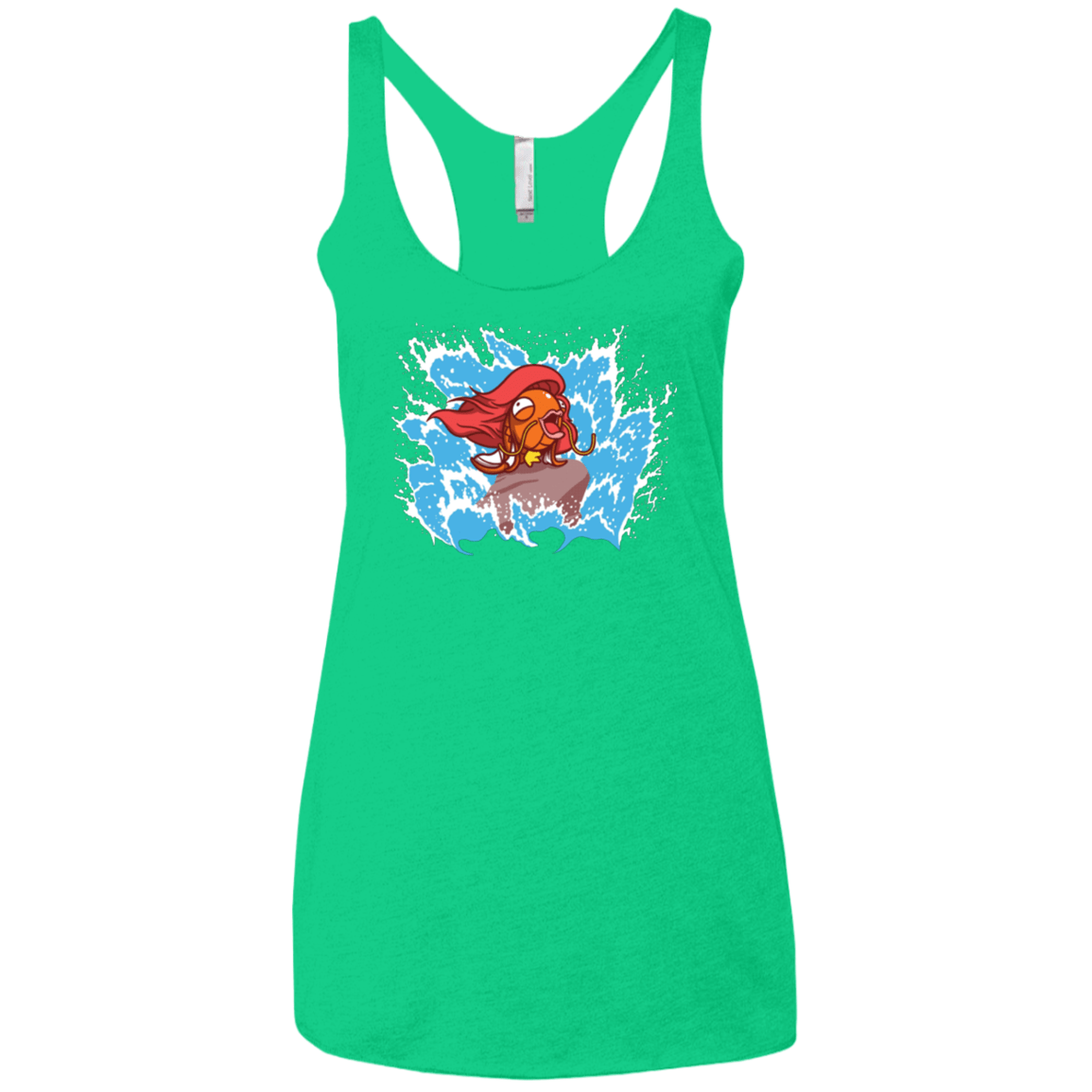 T-Shirts Envy / X-Small Magikarp Women's Triblend Racerback Tank