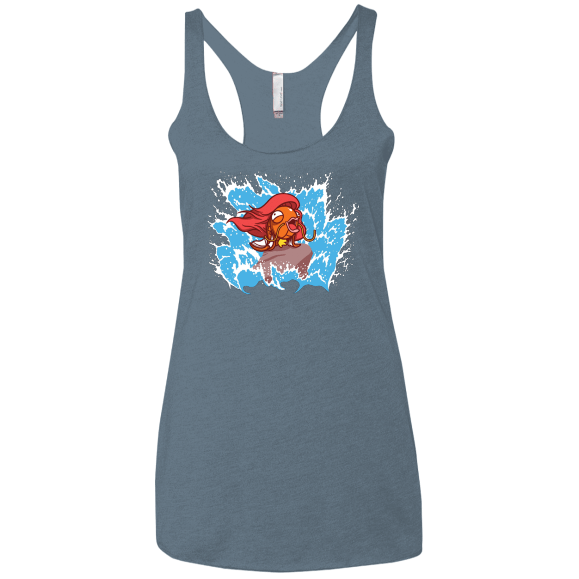 T-Shirts Indigo / X-Small Magikarp Women's Triblend Racerback Tank