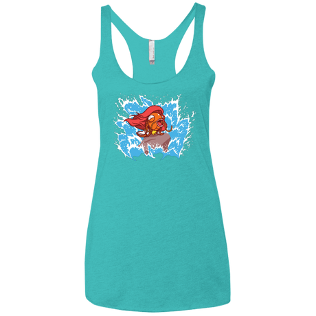 T-Shirts Tahiti Blue / X-Small Magikarp Women's Triblend Racerback Tank