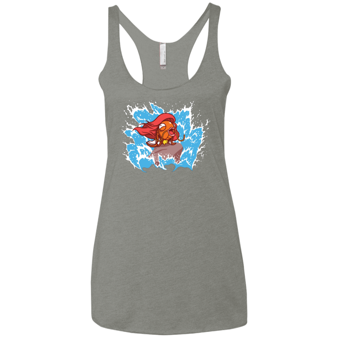 T-Shirts Venetian Grey / X-Small Magikarp Women's Triblend Racerback Tank