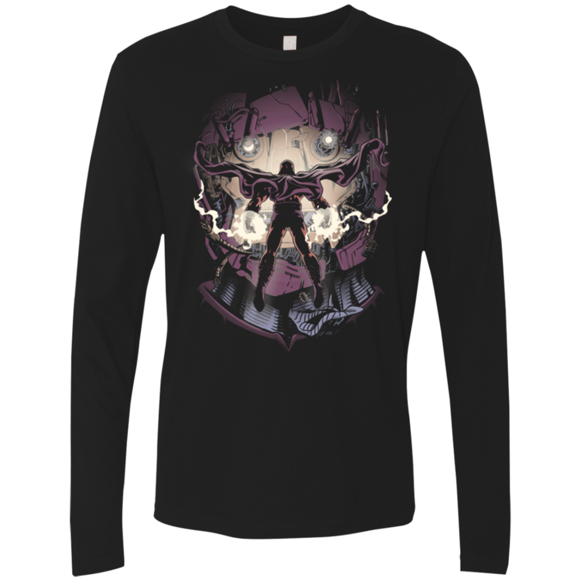 T-Shirts Black / Small Magnetic Confrontation Men's Premium Long Sleeve