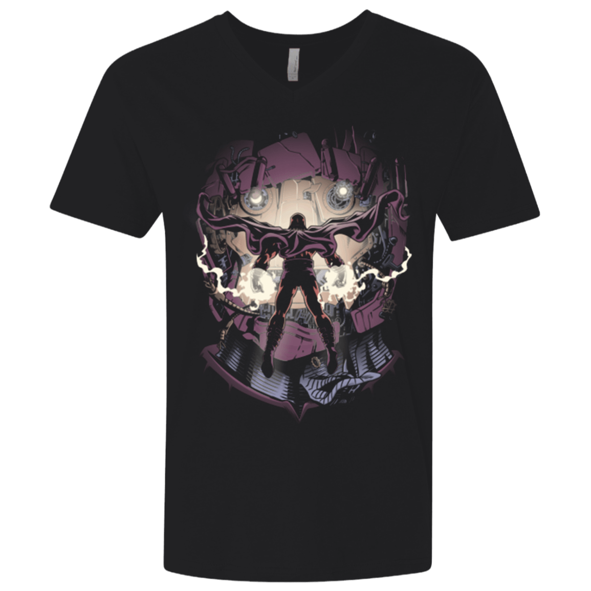 T-Shirts Black / X-Small Magnetic Confrontation Men's Premium V-Neck