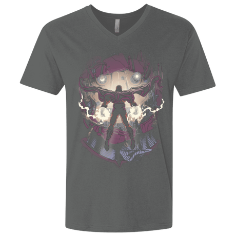 T-Shirts Heavy Metal / X-Small Magnetic Confrontation Men's Premium V-Neck