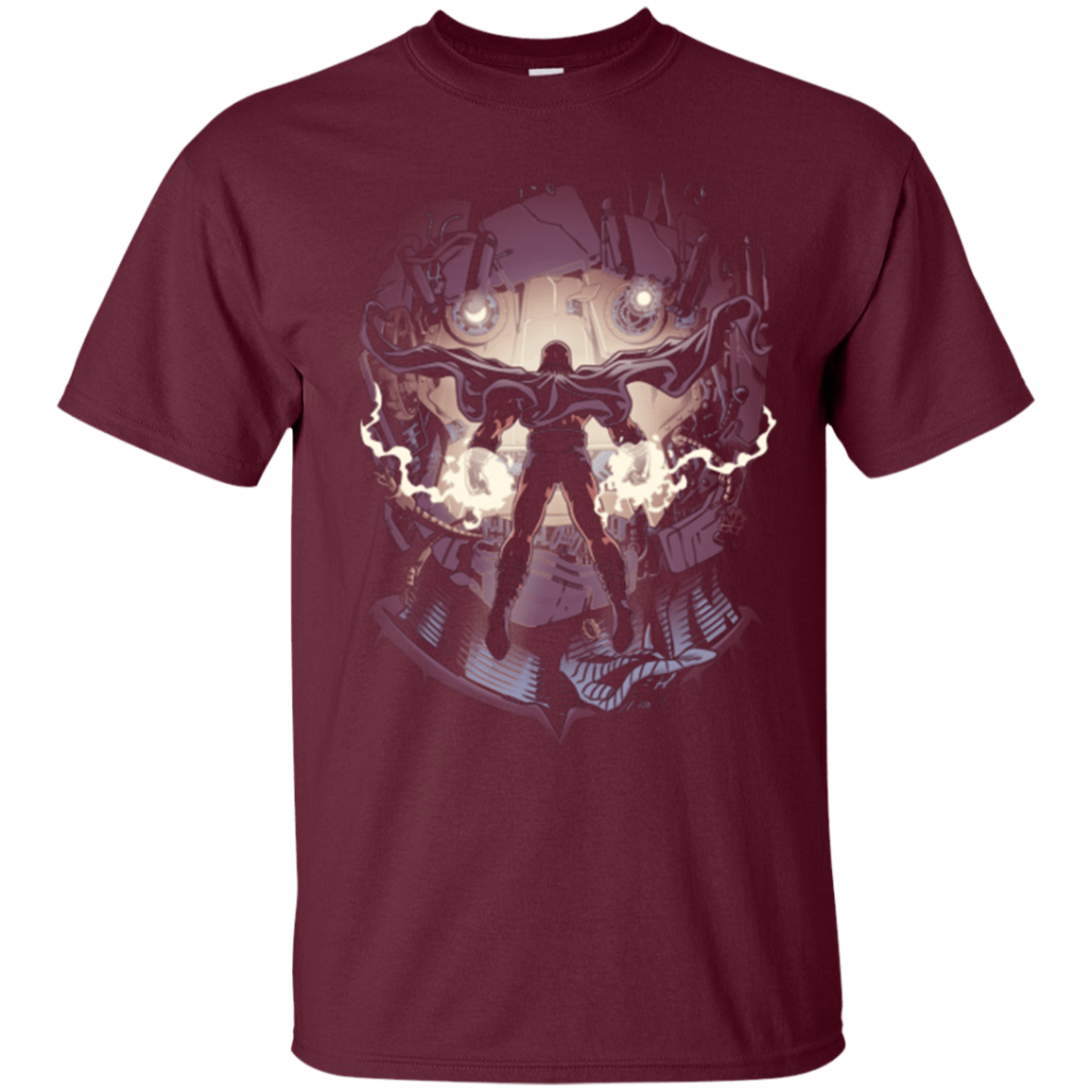 T-Shirts Maroon / Small Magnetic Confrontation T-Shirt