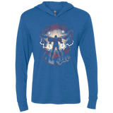 T-Shirts Vintage Royal / X-Small Magnetic Confrontation Triblend Long Sleeve Hoodie Tee